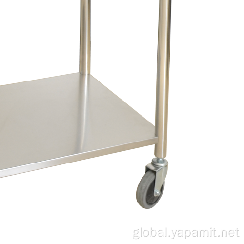 Steel Hotel Trolley Stainless Steel Saucing Trolley Factory